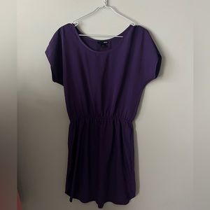 AQUA Purple Dress Size L